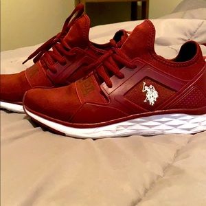 Burgundy Polo Sneakers